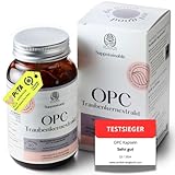 90 OPC Kapseln hochdosiert mit 350mg reinem OPC Traubenkernextrakt - hochdosiert blutdruck opc komplex traubenkernextrakt opc kapseln blutdrucksenker und opc antioxidantien kapseln Traubenkern Kapseln