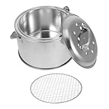 Toddmomy 1 Satz Grill Runde Feuerstelle Feuerkorb Eimer Lagerfeuertopf Camping Feuerstelle Tragbar Kleiner Brennender Eimer Tragbare Feuerstelle Für Camping Camping-feuerstelle Eisen Silver