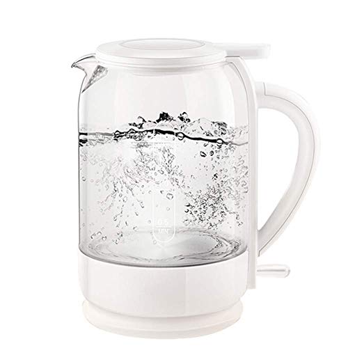 Wasserkocher 1.5L Glas Wasserkocher, 1800W Eco Wasserkocher mit beleuchteter LED-Heizung