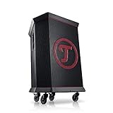 Teufel ROCKSTER - Großer Bluetooth Lautsprecher - Mobiles Event Sound System mit Rollen, 450 W, mit Langer Akkulaufzeit, 2-Kanal DJ-Mischpult, Powerbank-Funktion, Robust Party Speaker