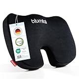 Blumtal Orthopädisches Sitzkissen, Keilkissen mit 3 Härtegraden - Ergonomisches Sitzkissen für Bürostuhl & Co - Schmerzlindernd, erhöht Sitzkomfort, fördert Durchblutung, Steißbeinentlastend