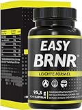 EASY BRNR Leichte Formel 5in1, Stoffwechsel-Kur mit Cholin, Blutzuckerspiegel-Rezeptur mit Chrom, Ballaststoff Glucomannan, Grüntee Extrakt, 120 Kapseln