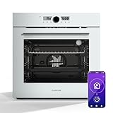 Klarstein Illuminosa Smart Einbaubackofen - 73 L, 11 Funktionen, WLAN-Steuerung, Energieeffizienz A+, Dreifach Verglaste Tür, Einbau-Backofen Ohne Kochfeld, App-Steuerung, 2800 W, Kindersicherung