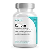 Kalium - 270 Kapseln (+4 Monate) - 800mg elementares Kalium (Citrat) Hochdosiert - Für Blutdruck, Muskelfunktion und Nervensystem * - Vegan, laborgeprüft, ohne Zusätze in Deutschland hergestellt
