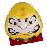 SOIMISS Keramische Glückskatze Japanische Traditionelle Figurine für Wohlstand und Glück Hohe Puppe für Auto und Wohnungsdekoration aus Feinem Keramik Gefertigt