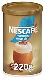 NESCAFÉ GOLD Typ Cappuccino Weniger Süß, Getränkepulver aus löslichem Bohnenkaffee, koffeinhaltig, 1er Pack (1 x 220g)