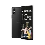 Sony Xperia 10 VI (5.000 mAh Akku, 6,1 Zoll 21:9 OLED, DREI optische Brennweiten, Leicht und kompakt, 3,5mm Audio, Android 14, IP65/68, Dual SIM, schwarz