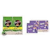 Senseo® Pads Mild - Milder Kaffee RA-zertifiziert - 10 Megapackungen XXL x 48 Kaffeepads & Milka Kakao Pads, 40 Senseo kompatible Pads, 5er Pack, 5 x 8 Getränke, 560 g