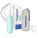 HappyPo Tragbar Po Dusche 300 ml - Tragbares Bidet für Männer und Frauen - Toilette Popodusche Ersetzt Feuchtes Toilettenpapier - Intimdusche für Schwangerschaft, Wochenbett und Reisen - Minze