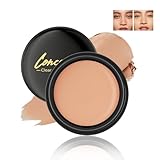 Boobeen Wasserdichtes Foundation-Makeup mit voller Deckkraft, Creamy Skin Foundation Concealer, leichte und langanhaltende, aufbaubare Deckkraft für ein makelloses Finish