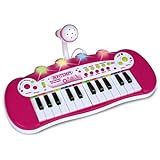 Bontempi 12 2971 Elektronik-Keyboard, rosa, 33.3 x 22.2 x 12.5 cm