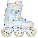 Powerslide Next Pastel 100 Urban Inline Skate, 3-Wheels, ABEC 9, Wärmeverformbar, für Damen und Herren