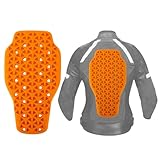 JAONLD Rückenprotektor Motorrad Abnehmbare,CE-Zertifizierte Motorrad-Schutzausrüstung,MTB Rückenprotektor Hohe Sicherheit,Flexibel und Atmungsaktiv Motorrad Rückenprotektor Unisex