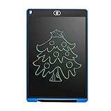 DINESA 10 Zoll Elektronischer LCD Schreibblock Grafik Zeichenblöcke Digital Handschrift Doodle Pad Boy Blau