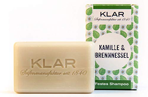Klar Seifen festes Shampoo Kamille & Brennessel, 100 g