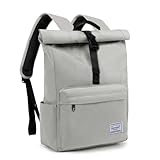TANTOMI Rucksack Damen Herren, Rucksack Laptop Tasche 15,6 Zoll, Laptop Rucksack Damen Herren weit öffenbar, Rolltop Rucksack wasserdicht,Backpack Daypack für Schule,Fahrradfahren,Freizeit und Reise.