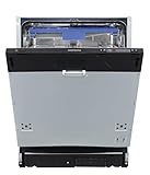 Respekta Anesa Einbaugeschirrspüler vollintegriert GSP60BAV, 60 cm / 9 Programme/Aquastop/Automatische Türöffnung/Weinglashalter / 42 dB/Energieeffizienzklasse B