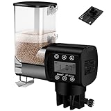 Futterautomat Aquarium, Futterautomat Für Aquarium, Automatischer Fischfutterspender, 250ML Fisch Futterautomaten, Fischfutterspender Aquarium Mit Display Für Die Fütterung Von Aquarien Im Urlaub