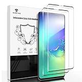 Schutzfolie für Panzerglas für Samsung Galaxy S10 Plus 2 Stück, [Fingerabdruck-ID Unterstützen] Sensible Berührung Folie, 3D-Volle Bedeckung, 9H Härte Displayschutz für Samsung Galaxy S10 Plus