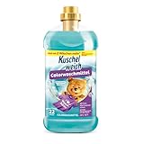 Kuschelweich Colorwaschmittel flüssig für 22 Bunt-Wäschen, hautverträglich, mikroplastikfrei, vegan 1,1 l - Frischetraum