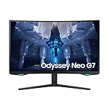 Samsung Odyssey Neo G7 Gaming Monitor S32BG750NP, 32 Zoll, VA-Panel, 4K UHD-Auflösung, AMD FreeSync Premium Pro, 1 ms (G/G) Reaktionszeit, Bildwiederholrate 165 Hz, Schwarz