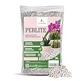 LERAVA® Perlite für Pflanzen [Bio] - 3L - Optimale Blumenerde Beimischung, Natürlich & Atmungsaktiv - Effektiver Nährstoff- & Wasserspeicher - Ideal für Garten & Zimmerpflanzen - Perlit für Pflanzen