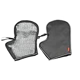 Motorradhandschuhe für den Sommer | ideales Geschenk zum Fahren, Handschuhe aus Oxford-Gewebe, wasserdicht, wasserdicht, Aluminiumfolie, wärmeisolierend aus Baumwolle + atmungsaktiv, atmungsaktiv