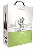 Hans Baer - Riesling Trocken - Weisswein - Qualitätswein aus Rheinhessen, Deutschland - Bag-in-Box (1 x 3L)
