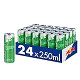 Red Bull Energy Drink Green Edition - 24er Palette Dosen - Getränke mit Kaktusfrucht-Geschmack, EINWEG (24 x 250 ml)