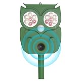 Ultraschall-Abwehrmittel für Katzen, solarbetrieben, Ultraschall für G Taten, wasserdicht IP65 für Hunde, Vögel, Füchse und andere Tiere