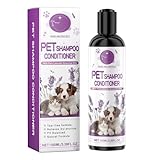 Tyinerc Shampoo für Hunde, Conditioner für Tiere, natürliches Entwirren für Haustiere, 100 ml, Hundeshampoo mit Lavendel, Zubehör für Haustiere