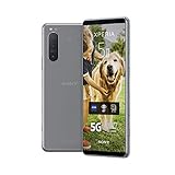Sony Xperia 5 II 5G Smartphone (15,5 cm (6.1 Zoll) 21:9 CinemaWide FHD+ HDR OLED-Display, Dreifach-Kamera-System, 3,5-mm-Audio-Anschluss, Android 12, SIM Free, 8 GB RAM, 128 GB Speicher) Grau