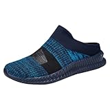 Hausschuhe Damen Clogs & Pantoletten für Damen Air Cushion Freizeit Atmungsaktiv Sandals Gesundheitsschuhe Diabetiker Slip on Walkingschuhe Hausschuhe Fersensporn Mesh Sandalen Walkingschuhe