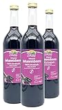 BLEICHHOF® Schwarzer Johannisbeersaft - Direktsaft, vegan (3x0,72l)