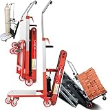 Elektrische Treppensteiger-Handkarre – 300 kg Tragkraft, Teleskopgriff, für mühelosen Treppentransport, ideal für schwere Bewegen