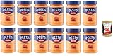 Barilla Pesto alla Calabrese, Italienische Nudelsauce ohne Gluten, 190g, 12er Pack, + Italian Gourmet polpa 400g