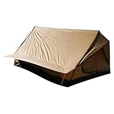 Wanderzelt | Winddichtes Wanderzelt Für Outdoor,Leichtes Stangenloses Zelt Für 1-2 Personen Mit Kompaktdesign Für Wanderungen Reisen Und Outdooraktivitäten