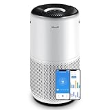 LEVOIT HEPA Luftreiniger für Allergiker, CADR 400m³/h bis 83㎡ Raucherzimmer Wohnung, Luftfilter gegen 99,97% von Schimmel Staub Gerüche, PM2,5 Luftqualitätsanzeige, Automodus, App Alexa Steuerung