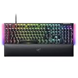 Razer BlackWidow V4 Mechanische Gaming-Tastatur, Chroma RGB (mechanische Schalter, grün, 6 dedizierte Makro-Tasten, ABS-Tasten) FR-Layout | Schwarz