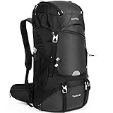 HOMIEE Wanderrucksack, 50 – 60 l, Trekking-Rucksack mit Regenschutz, Rucksack, große Kapazität, multifunktional, für Bergsteigen, Klettern, Trekking, Sport, Reisen, Camping