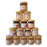 15x 50g Honig Probierset Geschenkset 100% naturbelassener Bienenhonig von Familien-Imkerei