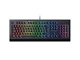 Razer Cynosa V2 – Membran-Gaming-Tastatur (Tastatur mit Soft-Tasten, Multimedia-Tasten, Kabelmanagement, programmierbar, RGB-Beleuchtung) IT-Layout, Schwarz
