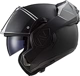 LS2, Klapphelm Motorrad ADVANT Full Black, L