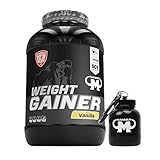 4,5 kg Mammut Weight Gainer Crash 5000 für Hardgainer - Set (Vanille + Powderbank)