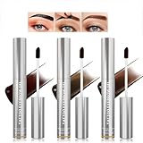 3 Stück Peel Off Augenbrauenstift, Tattoo Brauenstift, Augenbrauen Kit Augenbrauenfarbe für einen natürlichen Look und ein langanhaltendes Ergebnis, Brown