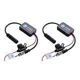 BLASHRD 2X Universal 12 V Automotive Auto Radio FM Antenne Signal Verstärker Verstärker für Marine Fahrzeug 330mm FM Verstärker