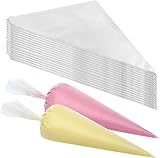 Redreo Spritzbeutel Einweg, 100 Stück 31×21cm groß Einweg Spritzbeutel Disposable Piping Bags zum Dekorieren Von Gebäck, Torten Geeignet, Keksen, Hausbacken