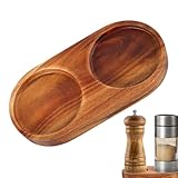 Salz- und Pfefferstreuer | Holzpfeffermühlentür | Esstischschutz, Zubehör für Salz- und Pfeffermühle für Schleifmaschinen unter 2,4 Zoll Durchmesser