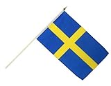 Flaggenfritze Stockflagge Schweden - 30 x 45 cm