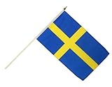 Flaggenfritze Stockflagge Schweden - 30 x 45 cm